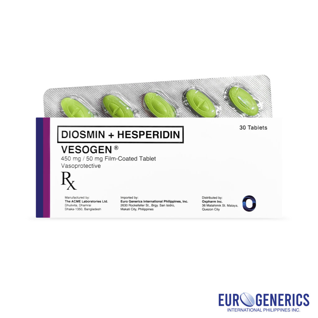 Vesogen ® 450/50 mg – Eurogenerics